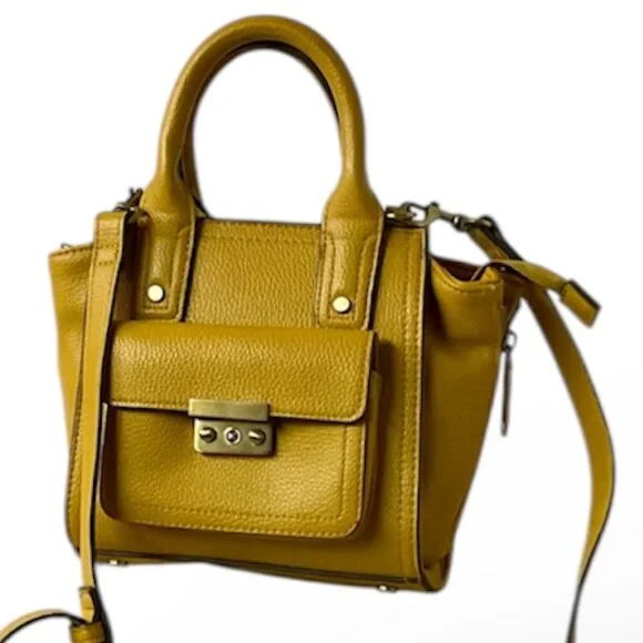 3.1 Phillip Lim Yellow Mini Crossbody Tote | Leather | Designer Bag - Picture 8 of 8